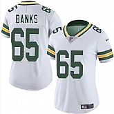 Women's Green Bay Packers #65 Aaron Banks White 2025 Vapor Untouchable Limited Stitched Jersey Dzhi,baseball caps,new era cap wholesale,wholesale hats